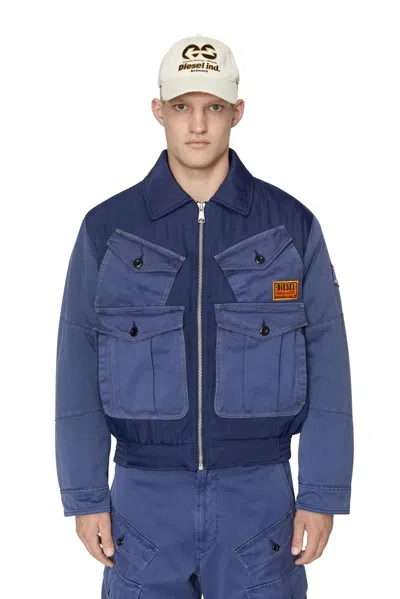 Pre-owned Diesel W-manfred Jacket In Blue