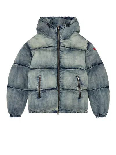 Diesel W-mons Jacket In Blue