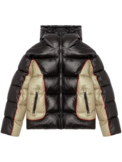 DIESEL W-OSTEND PANELLED PADDED JACKET