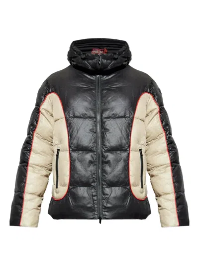 Diesel W-ostend-wrd Hooded Jacket In Multi
