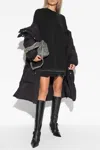 Diesel D-eliz-mini Satin Dress In Black
