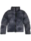 Diesel W-raveel Puffer Jacket In Multicolor