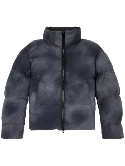 Diesel W-raveel Puffer Jacket In Multicolor