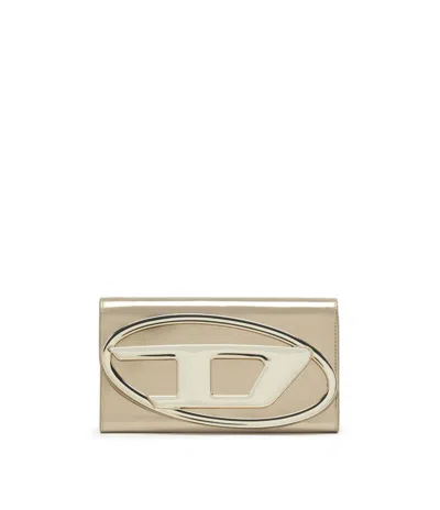 Diesel Wallet And Portatessere Donna  X09690-ps202 - Long Wallet Zip Xxl H2382 In Neutral