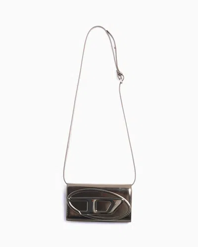 Diesel Wallet And Portatessere Donna  X09809 Ps202 - 1dr Strap H2382 In Gray