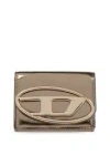 Diesel Wallet And Portatessere Donna  X09887 Ps202 - 1dr Tri Fold H2382 In Gray