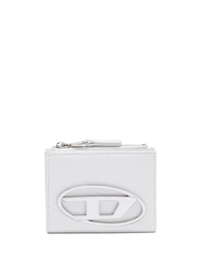 Diesel Wallet Bi-fold Zip Ii In White