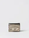 Diesel 1dr Patent-leather Wallet In 青铜色
