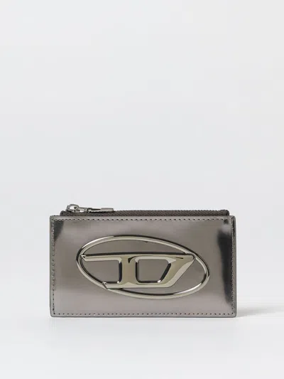 Diesel Wallet  Woman Color Grey In Gray