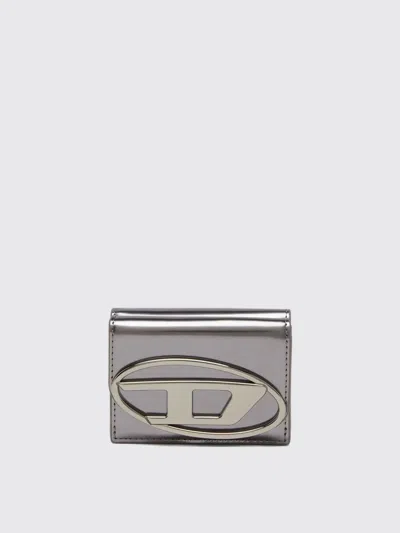 DIESEL WALLET DIESEL WOMAN COLOR GREY,H37897020