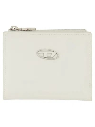 Diesel Wallet With Logo In White