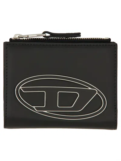 Diesel Wallet With Logo In Black