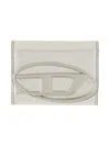 Diesel Wallet With Logo In Silver