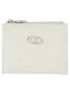 Diesel Play Bi-fold Zip Li Wallet In White