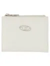Diesel Play Bi-fold Zip Li Wallet In White