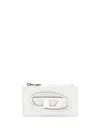 Diesel Flat Card Holder In Nappa Leather In Multicolor