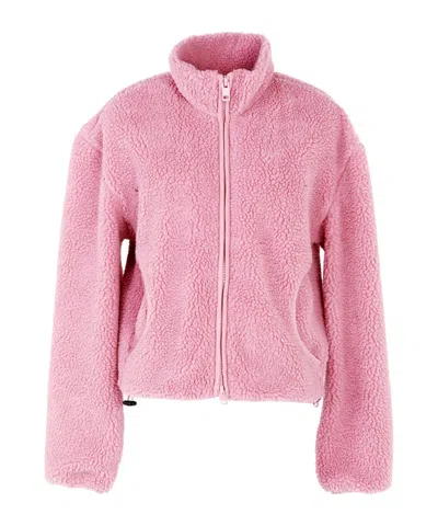 Diesel Warm Fleece Jacket In Pink