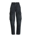 Diesel Washed Work Jeans In Black
