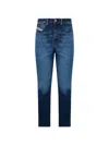 Diesel Washed-effect Jeans In Blue