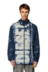 DIESEL WATERCOLOUR-EFFECT WINDBREAKER WITH LOGO