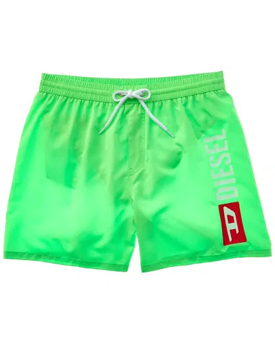 Diesel Wave Out Swim Trunk In Green