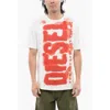 Diesel Lightweight Cotton T-just-e16 Crew-neck T-shirt With Bleed-t