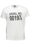 Diesel White Cotton Men T-shirt