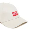Diesel Cappello Da Baseball Con Patch Logo In White
