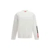 Diesel Logo-printed Cotton Sweatshirt In White