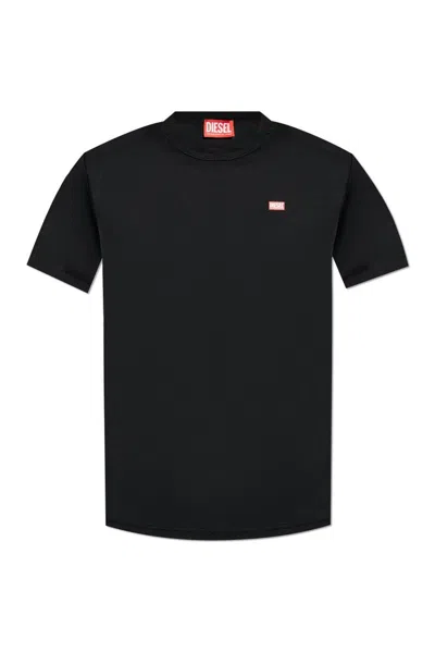 DIESEL WHITE COTTON T-MIEGOR-K77 T-SHIRT