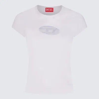 Diesel White Cotton T-shirt