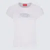 Diesel White Cotton T-shirt In White