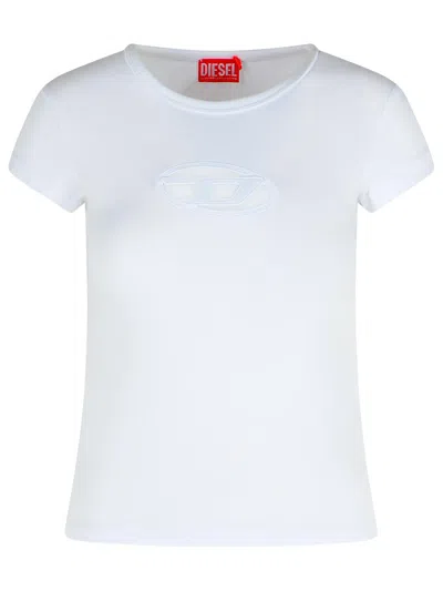 Diesel White Cotton T-shirt Women