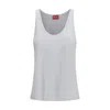 Diesel Ribbed Tank With Oval D In Gray