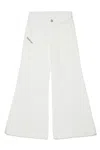 Diesel D-pam-j Panelled Jeans In White