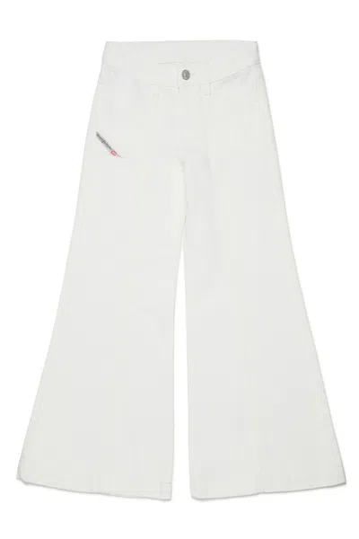 DIESEL JEANS FLARE BIANCO