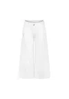 Diesel White Jeans For Girl With Logo In White