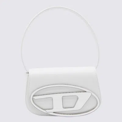 Diesel White Leather 1dr Shoulder Bag