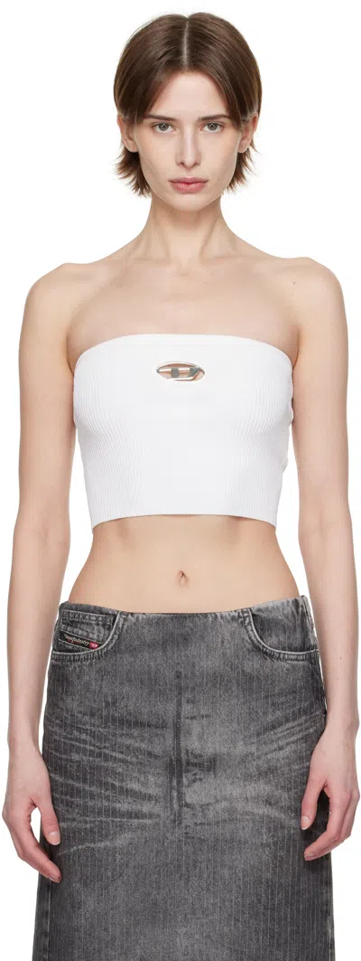 DIESEL WHITE M-CLARKSVILLEX BANDEAU TOP