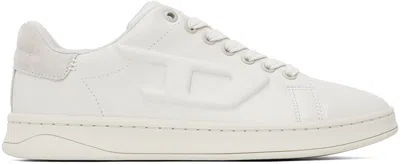 Diesel White S-athene Sneakers In T1000