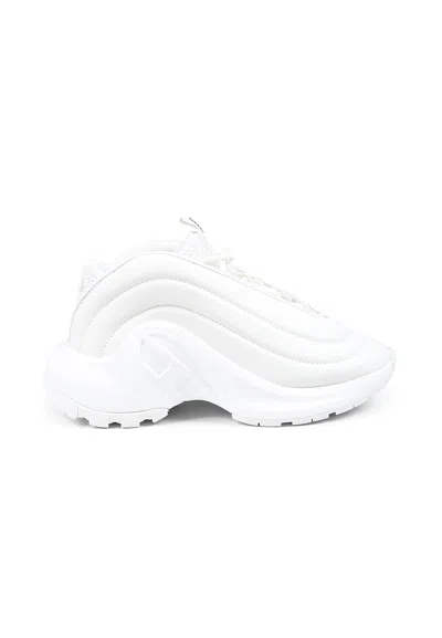 DIESEL WHITE SNEAKERS FOR KIDS WITH LOGO