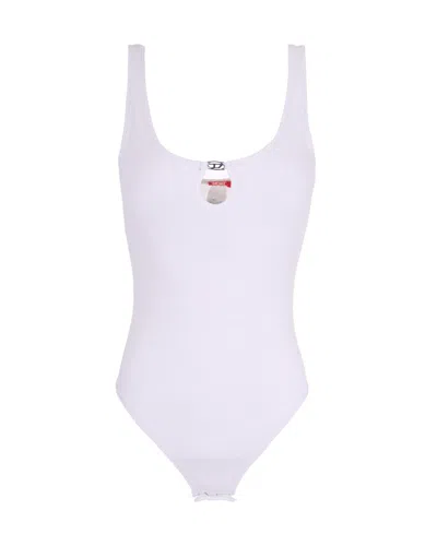 Diesel Maura-dnm Bodysuit In White