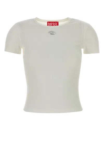 Diesel White Stretch Cotton T-elle T-shirt