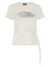Diesel T-laya T-shirt White In White