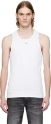 Diesel Oval-d Cotton Blend Tank Top In 100