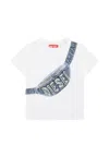 Diesel Logo-print T-shirt In White