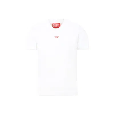Diesel Kids' White T-shirt For Boy With Logo