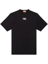 Diesel S-cooling Biologic Cotton Sweatshirt With Metal Oval-d Logo