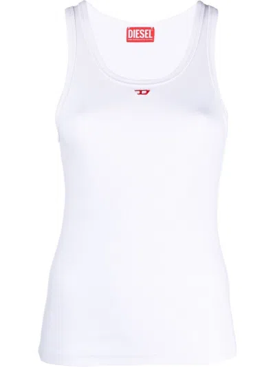 DIESEL DIESEL WHITE TANK TOP