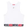 Diesel Sandra-d-core Sleeveless Racerback Crop Top